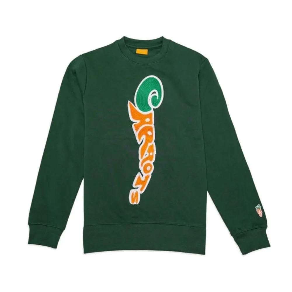 Carrots by Anwar Groovy Wordmark Crewneck Sweatshirt SMALL
